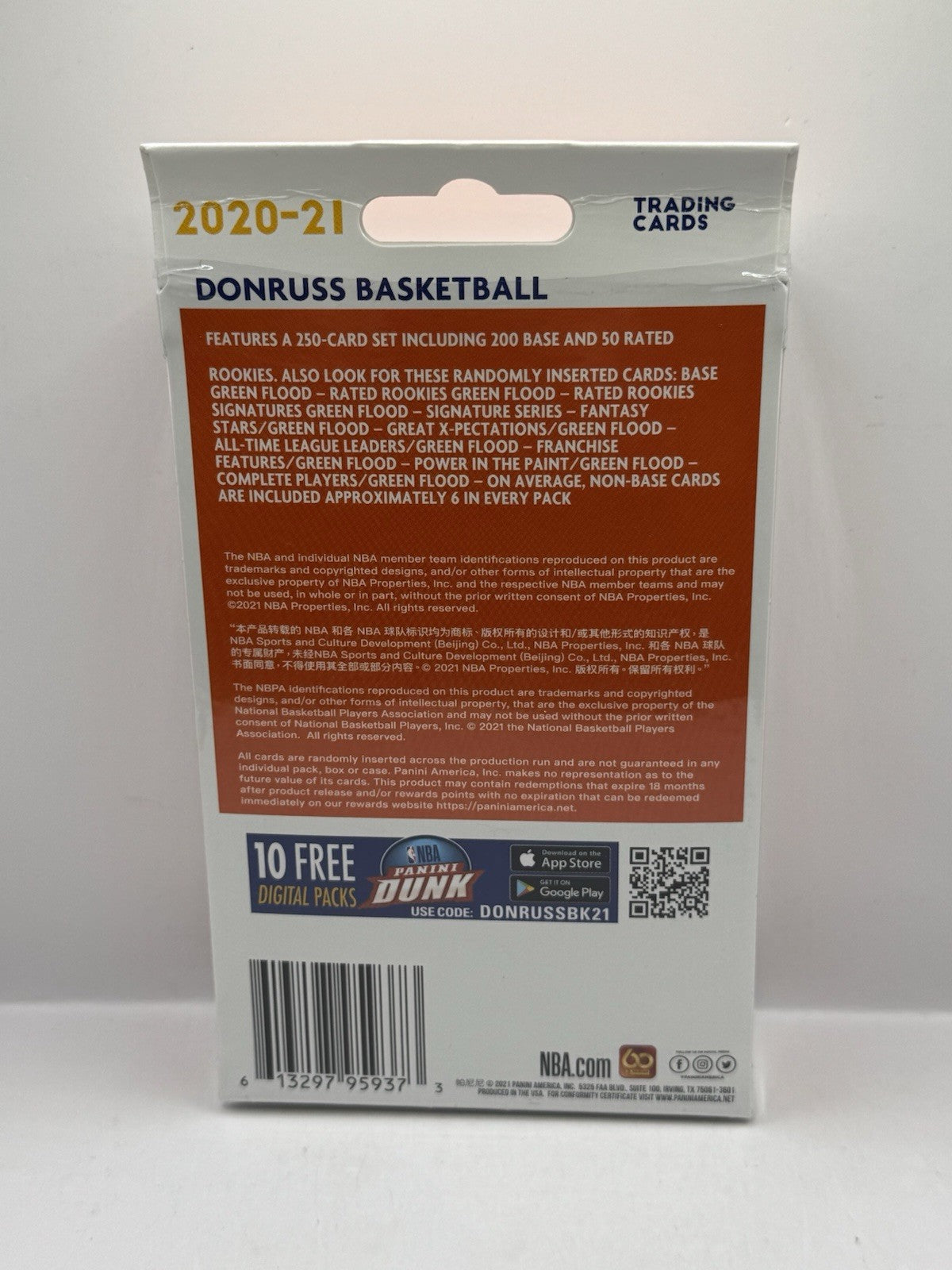 2020-21 Panini Donruss Basketball Hanger Box - Sealed - Find Green Flood