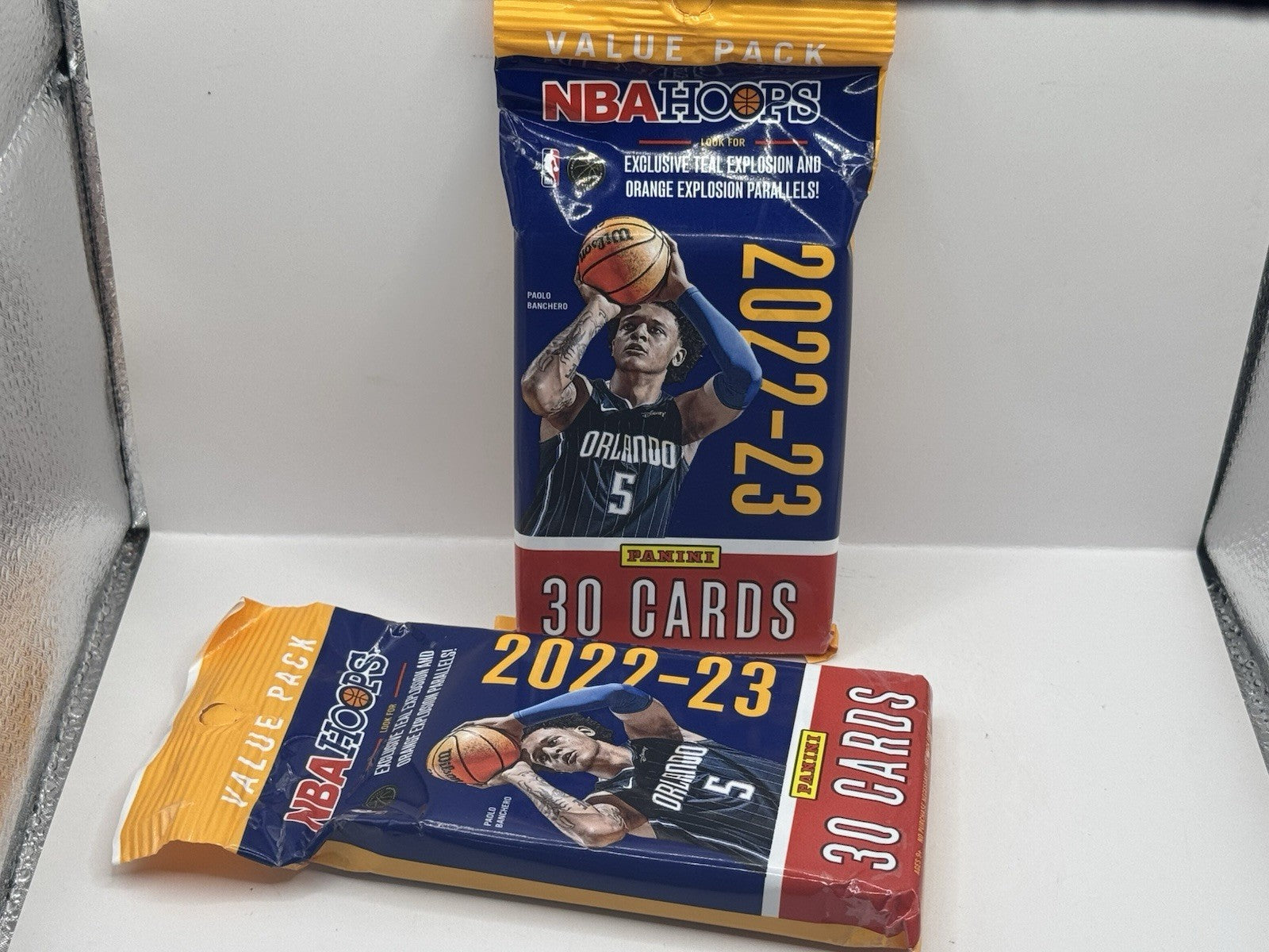 2022-23 Panini NBA Hoops Basketball Value Pack - Lot of 2 Packs - Sealed