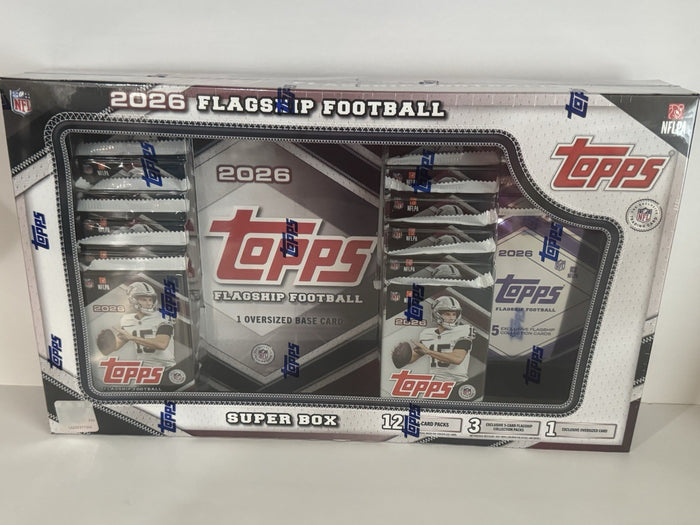 2026 Topps Flagship Football Super Box - Factory Sealed
