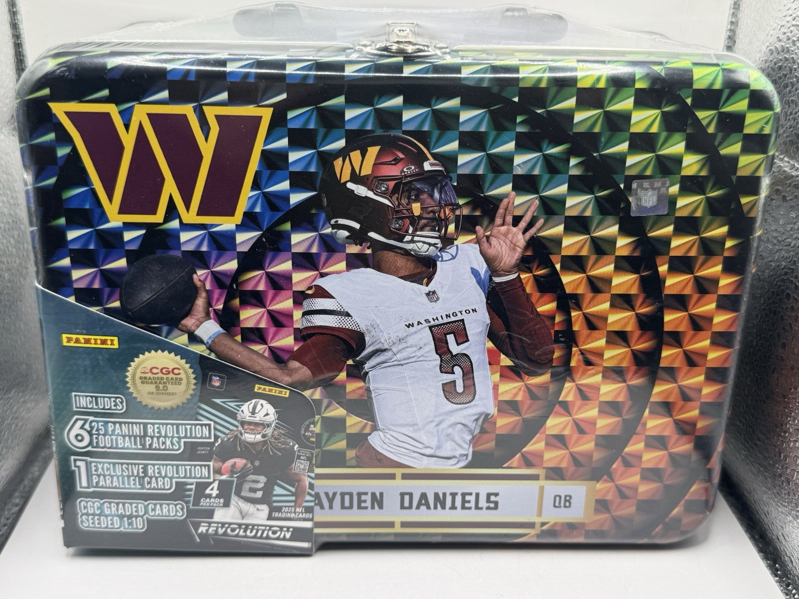 2025 Panini Lunchbox Tin Football - Jayden Daniels - Factory Sealed