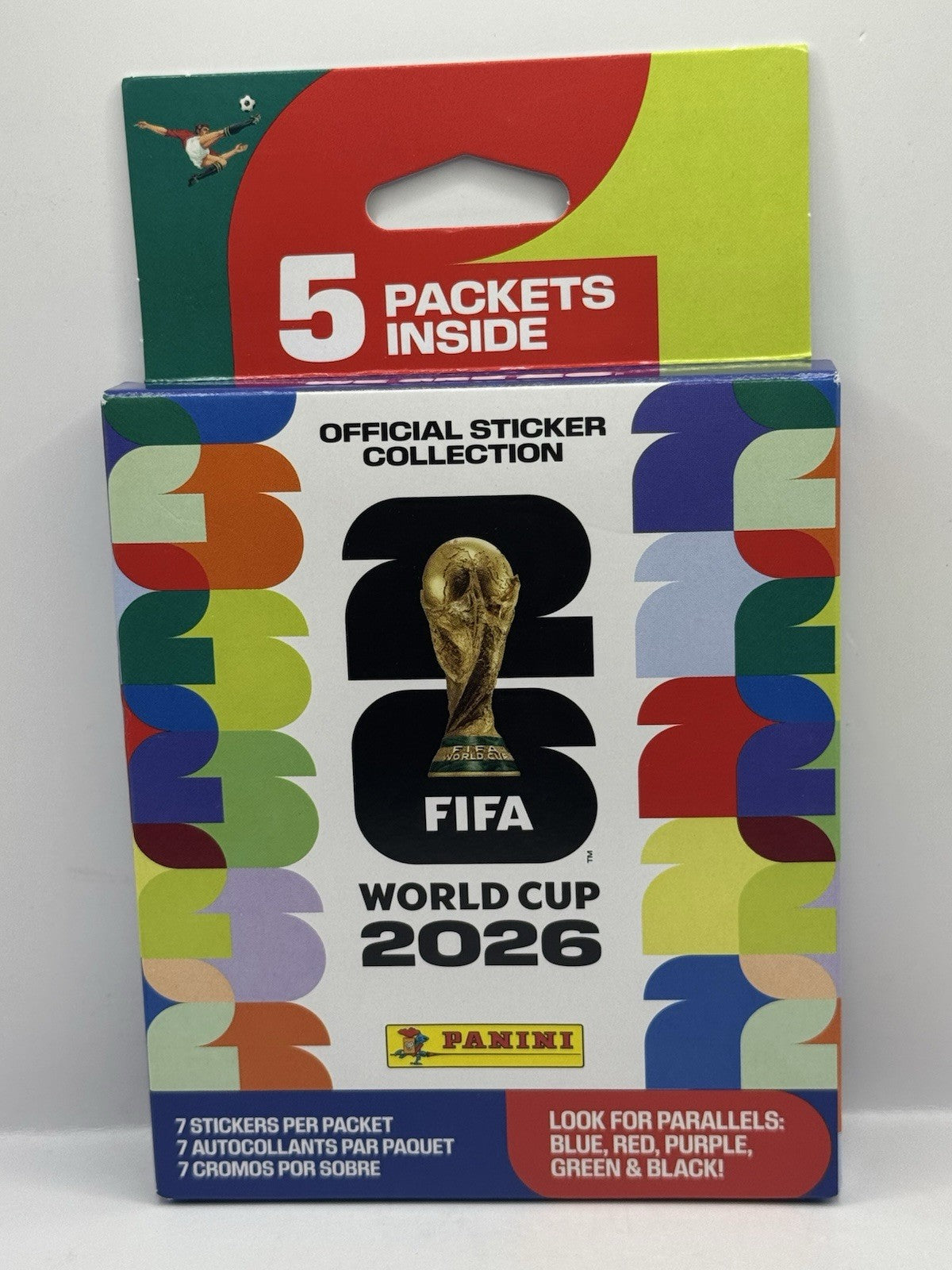2026 Panini FIFA World Cup Official Sticker Collection Hanger Pack Box - Sealed