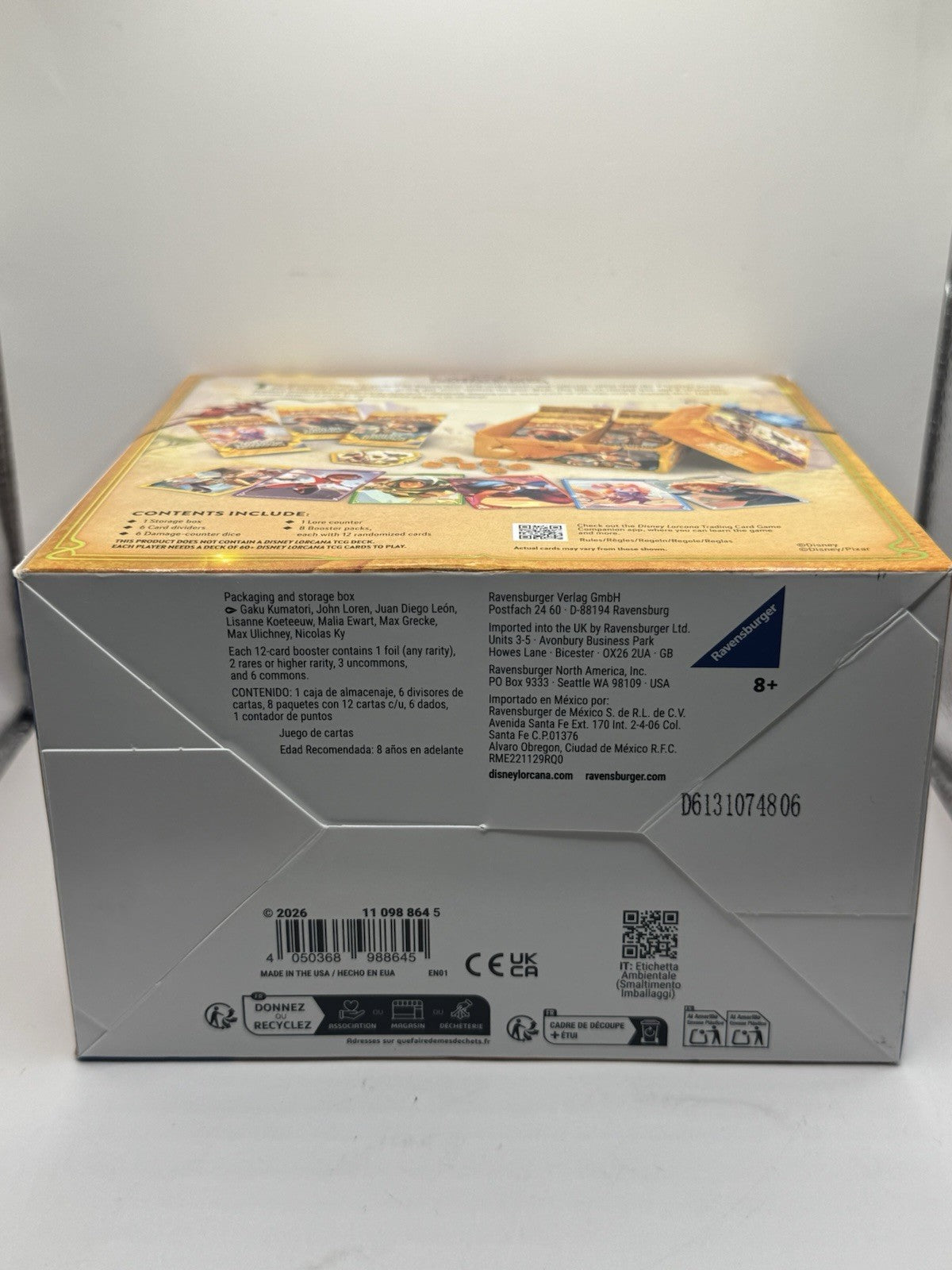 2026 Disney Lorcana TCG Wilds Unknown Illumineer's Trove Box - Sealed