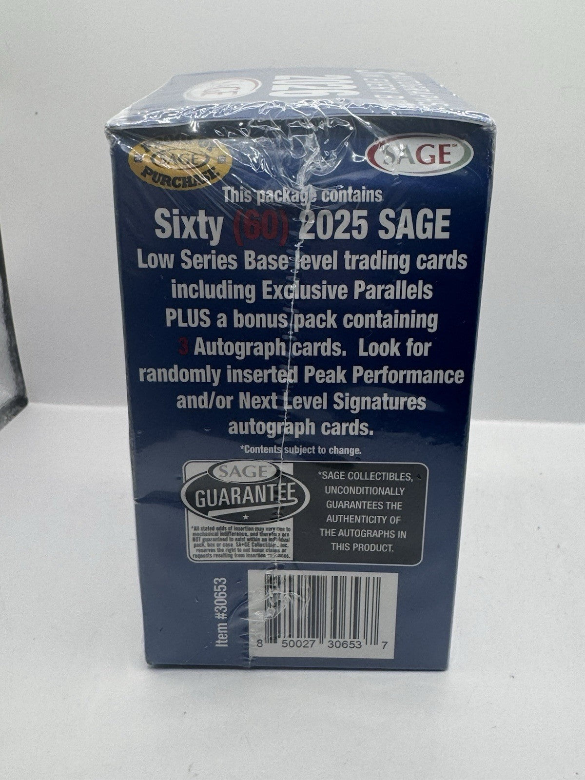 2026 SAGE Low Series Football Blaster Box - Factory Sealed