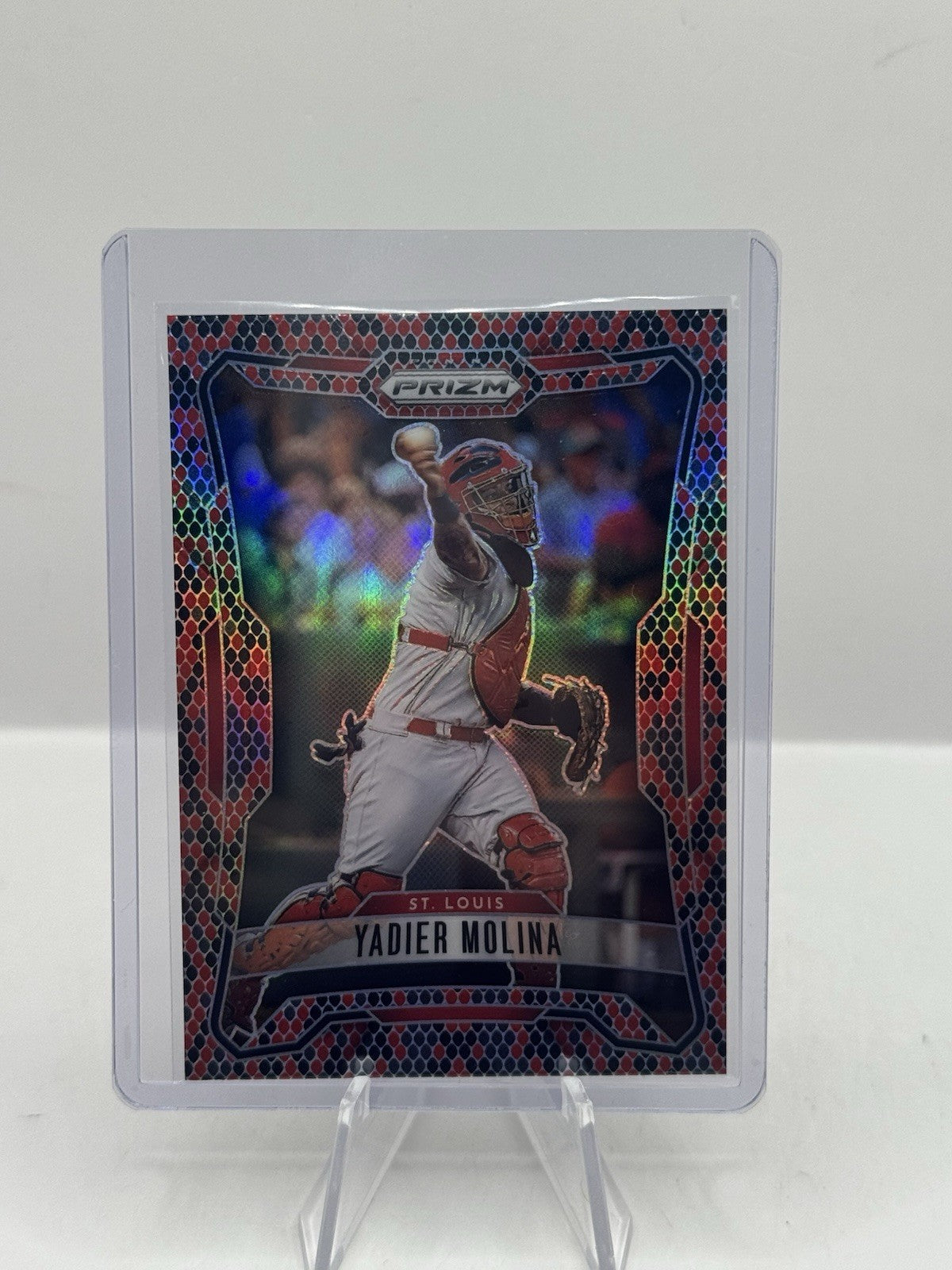 Yadier Molina Snakeskin Prizm 2026 Panini Prizm #84 St. Louis Cardinals