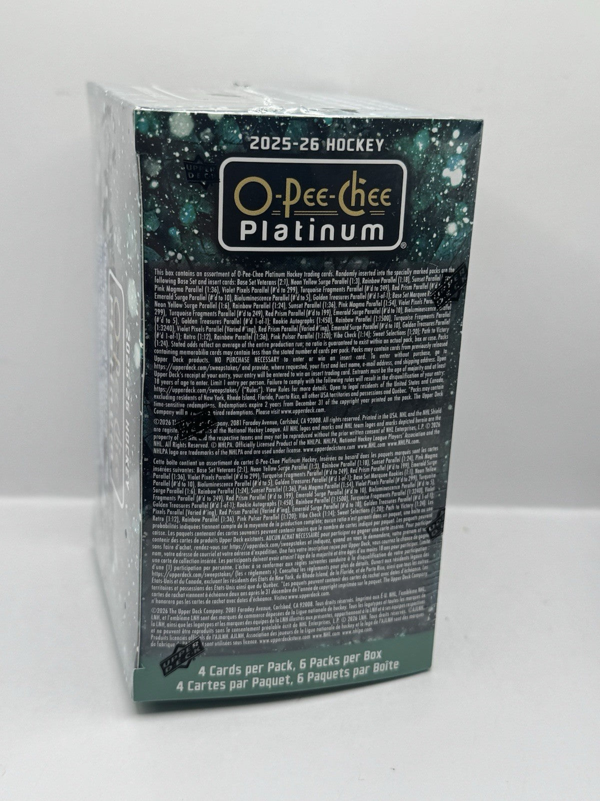 2025-26 O-Pee-Chee Platinum Hockey Blaster Box - Factory Sealed