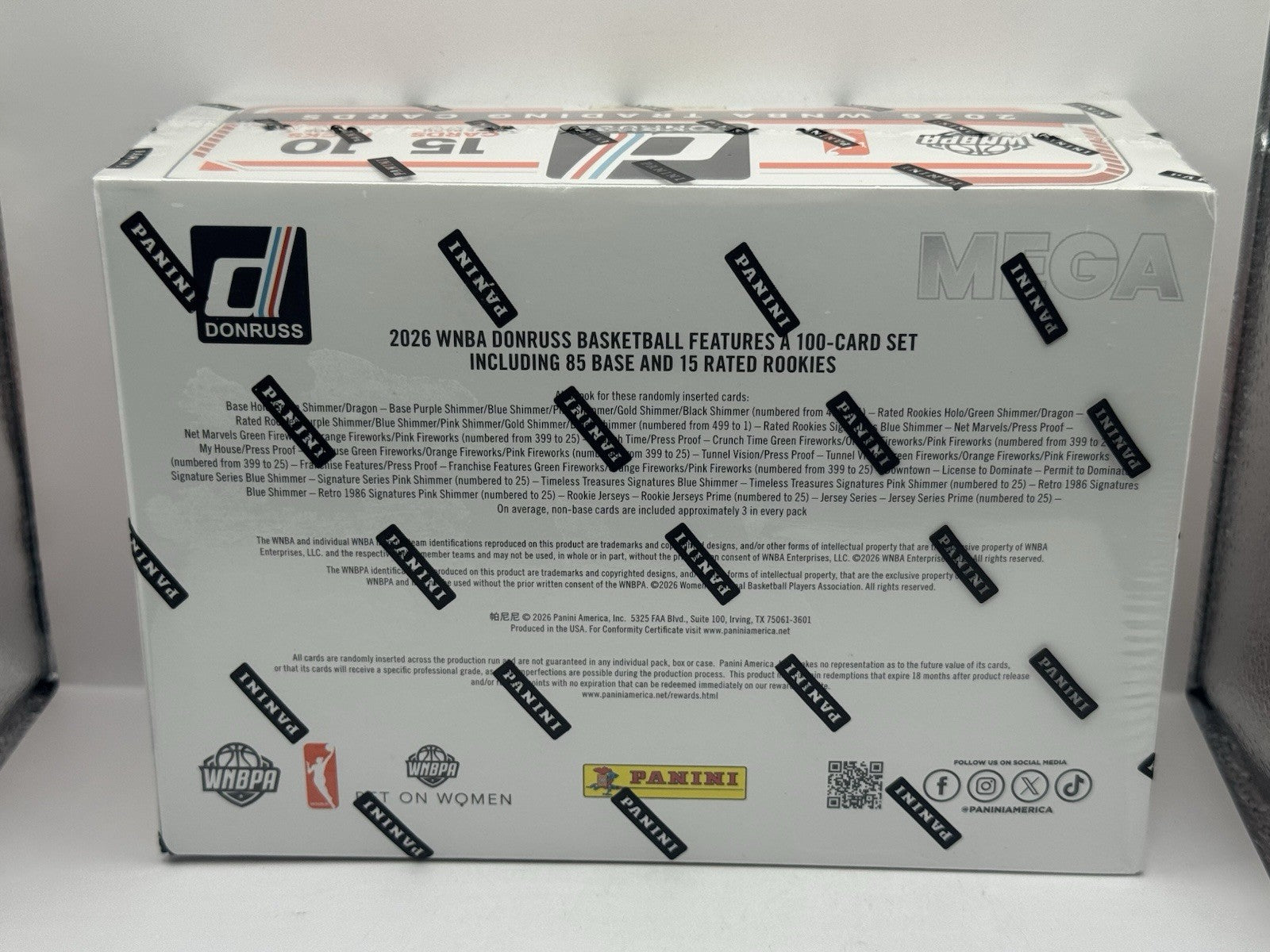 2026 Panini Donruss WNBA Mega Box - Factory Sealed