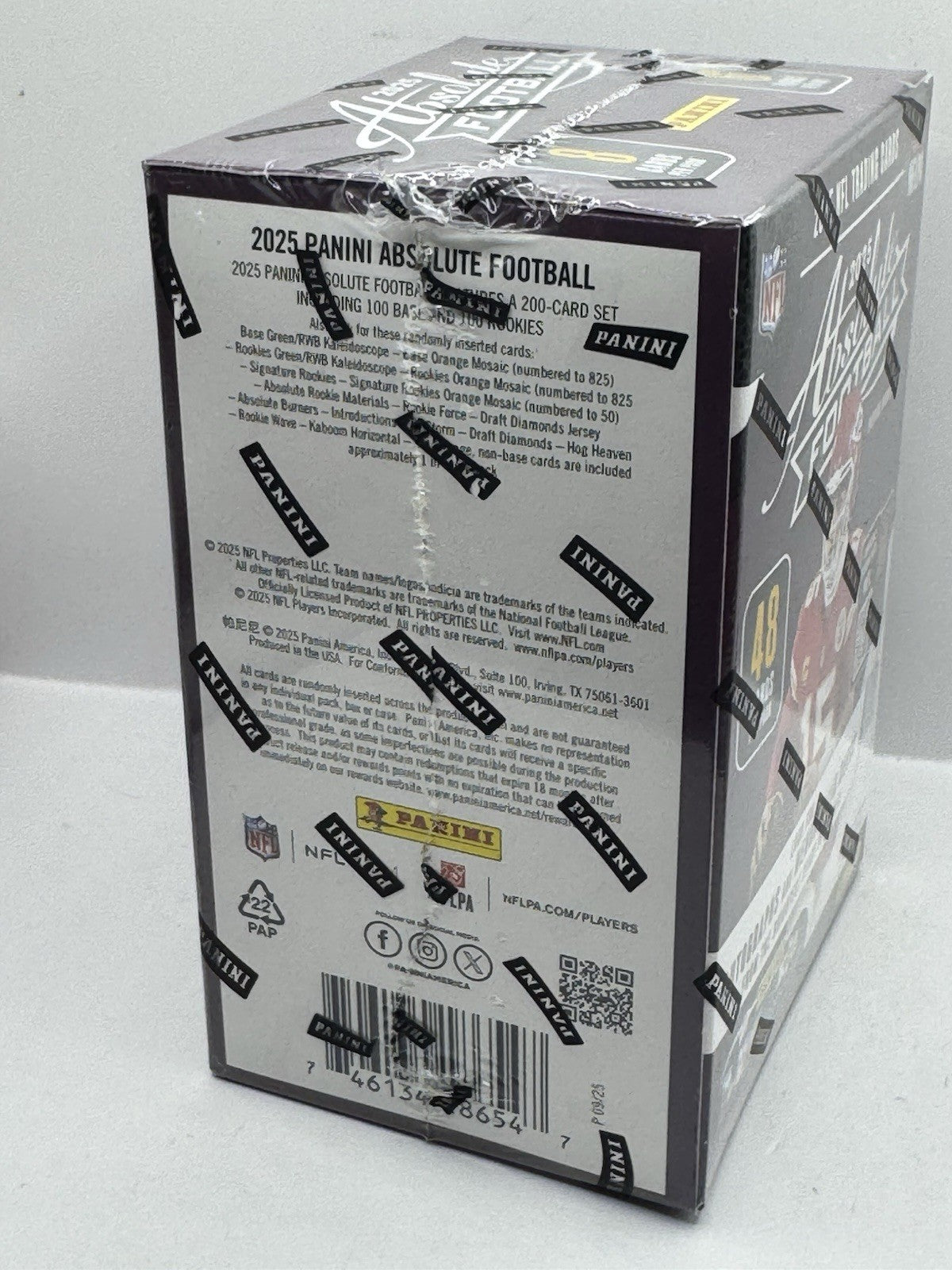 2025 Panini Absolute Football Blaster Box Purple - Factory Sealed - Chase Kaboom