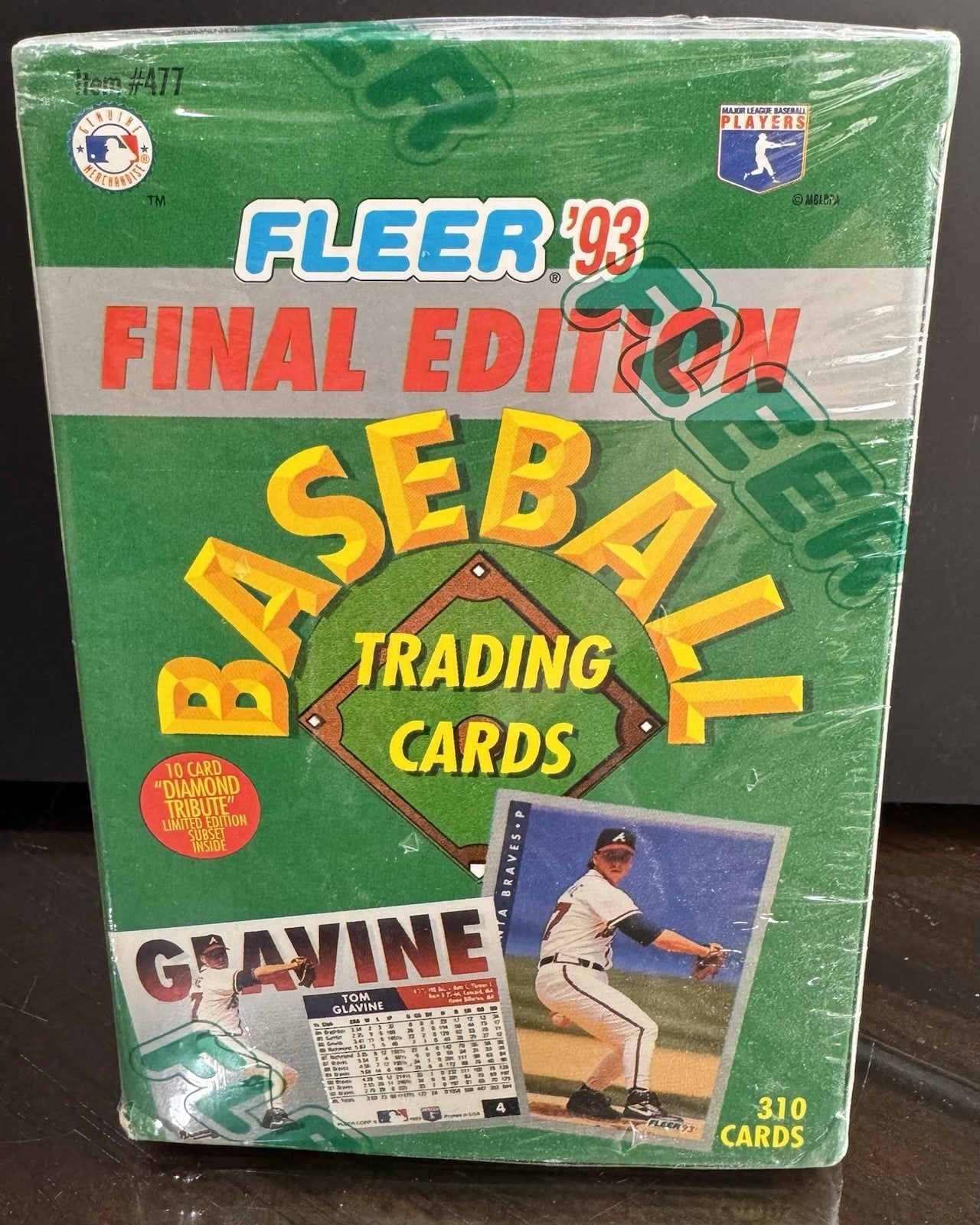 1993 Fleer Final Edition Baseball Set - 310 Cards - Factory Sealed