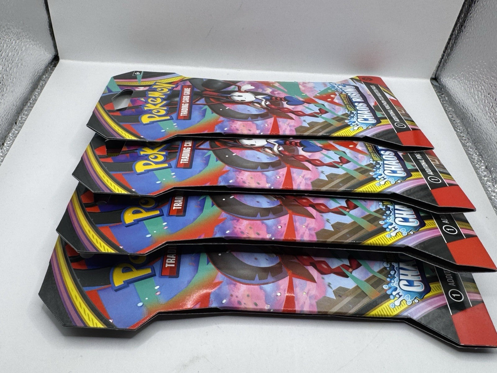 2026 Pokemon Mega Evolution Chaos Rising Sleeved Booster Packs - Lot of 4