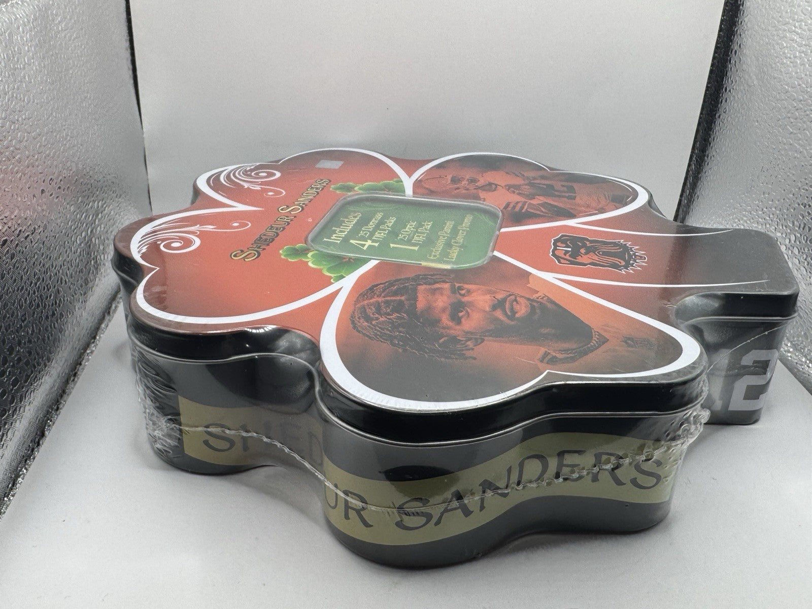 2025 Donruss & Donruss Optic Football Lucky Clover Tin Shedeur Sanders - Sealed