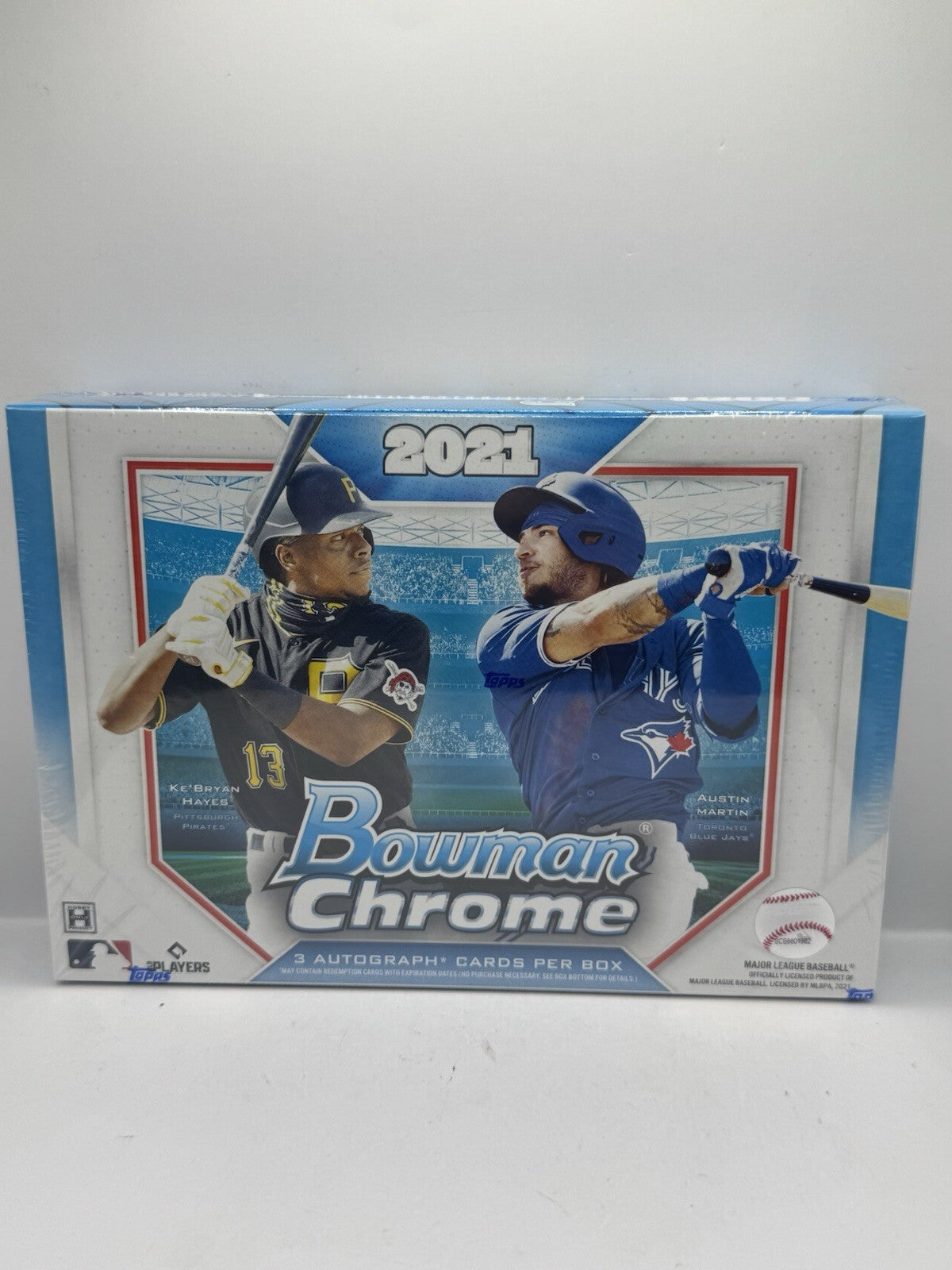2021 Bowman Chrome HTA Choice Baseball Hobby Box - Factory Sealed
