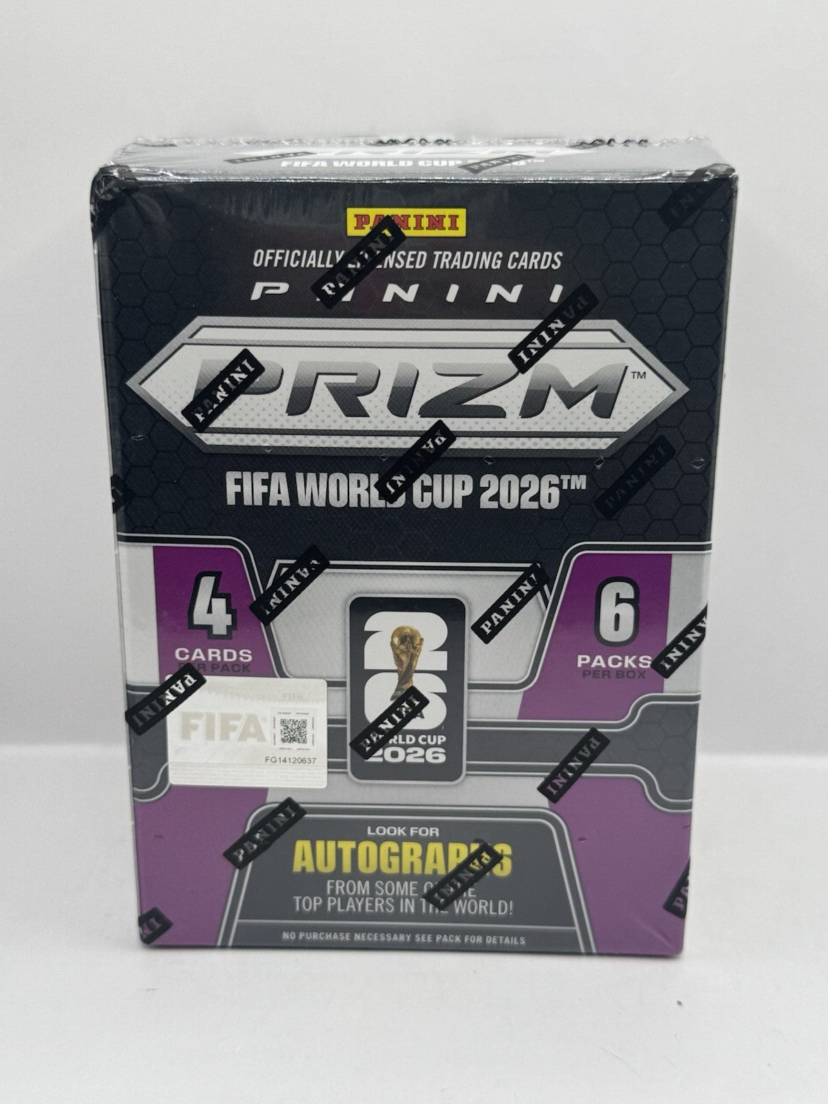 2026 Panini Prizm FIFA World Cup Purple Blaster Box - Factory Sealed