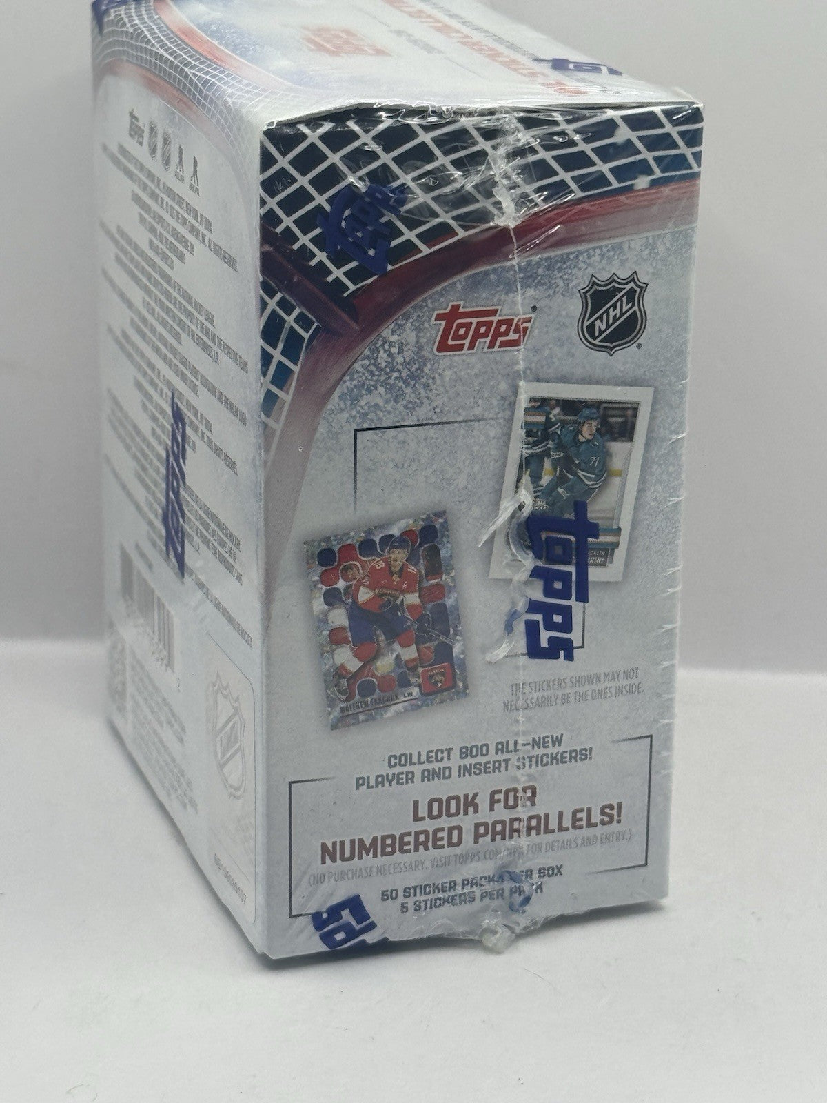 2025-26 Topps NHL Hockey Sticker Collection Box - Factory Sealed