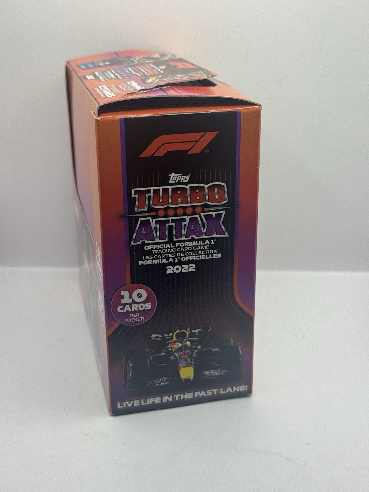 2022 Topps Turbo Attax Formula 1 F1 10 Pack Box - All Sealed Packs