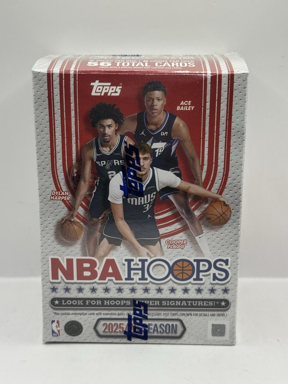 2025-26 Topps NBA Hoops Basketball Blaster Box - Factory Sealed