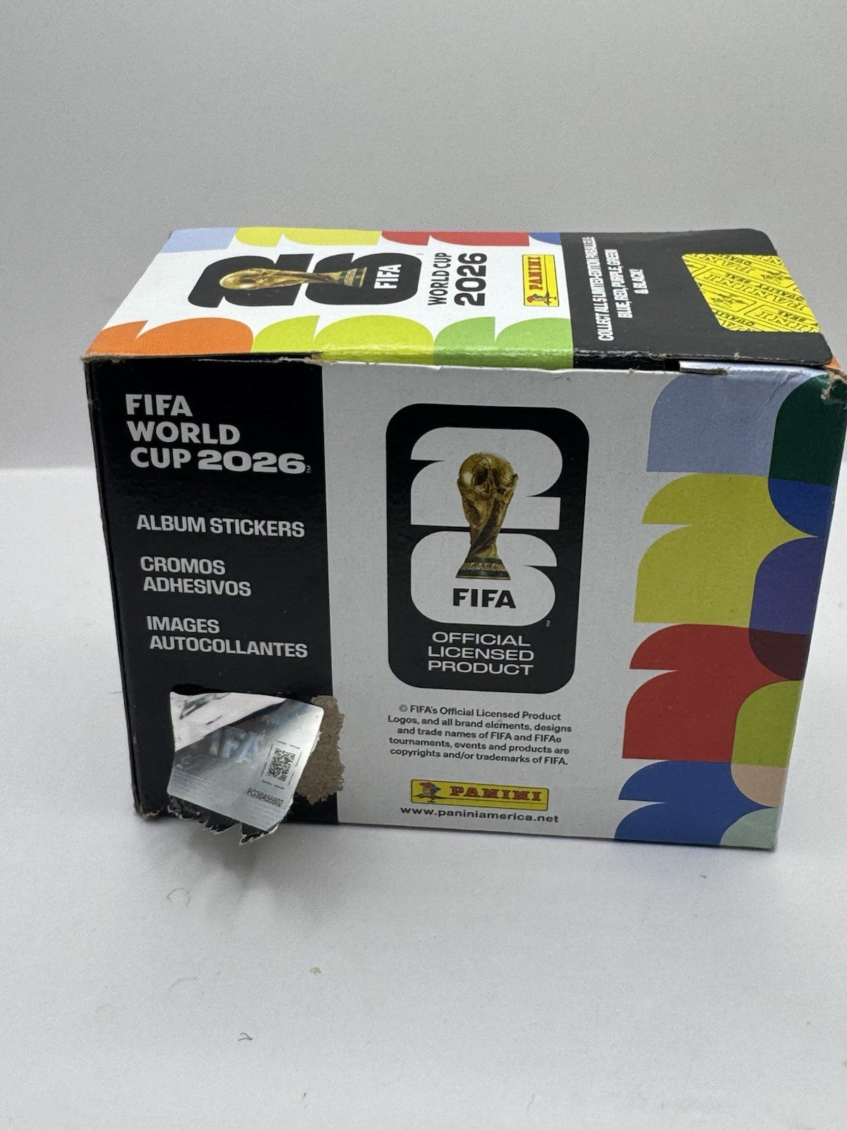 2026 Panini FIFA World Cup Album Sticker Box - 25 Packs- Sealed - see details