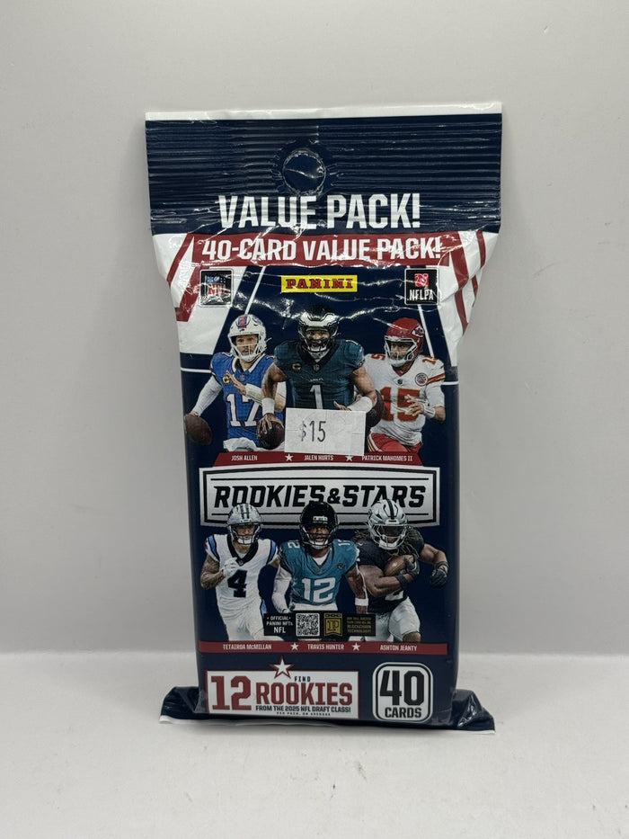 2025 Panini Rookies & Stars Football Value Pack - 40 Card Pack - Sealed