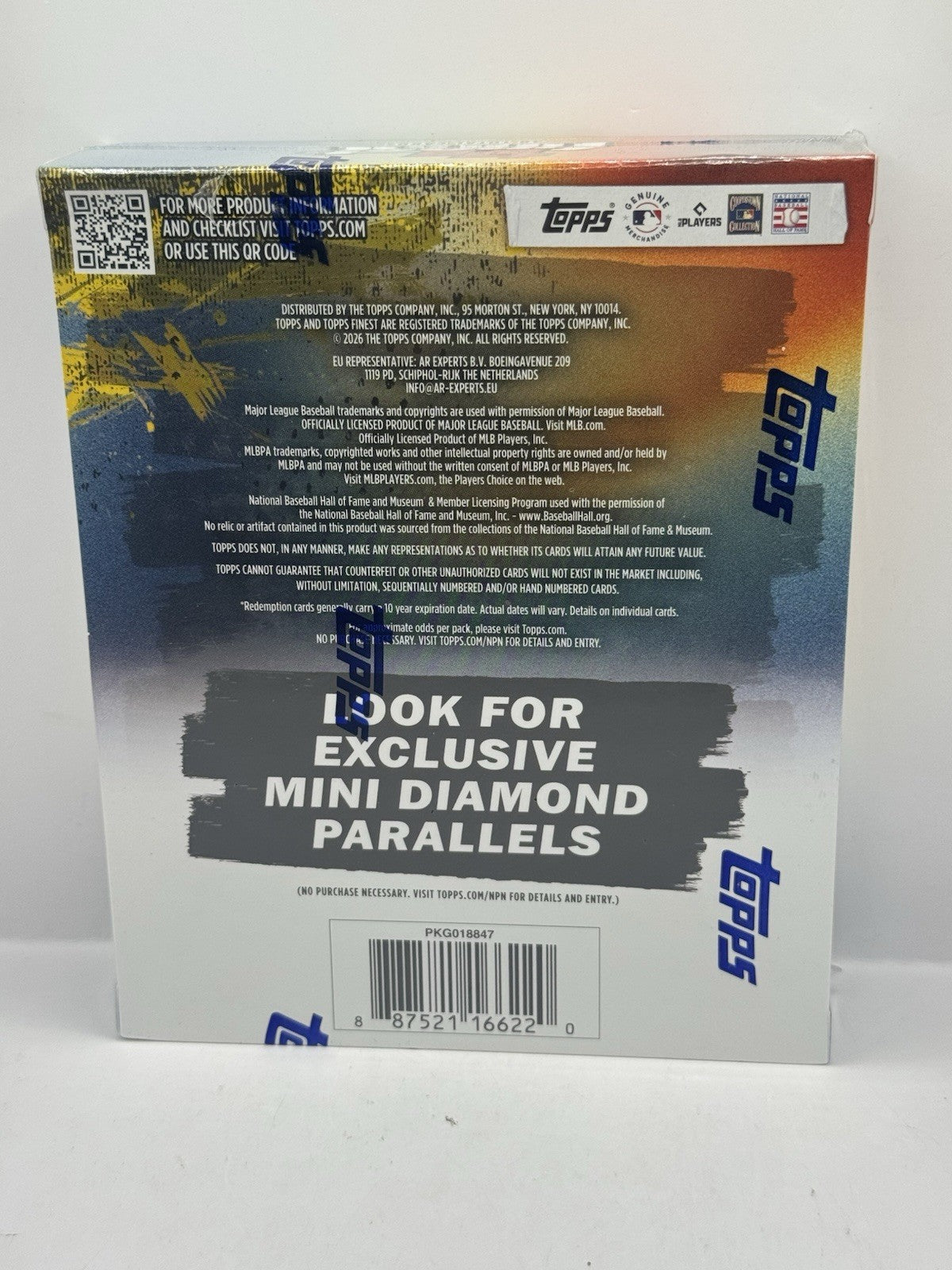2026 Topps Finest Baseball Mega Box - Factory Sealed
