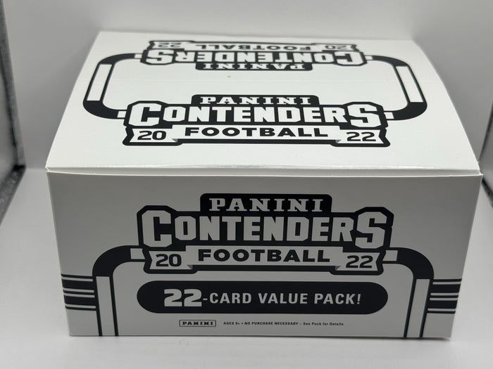 2022 Panini Contenders Football Fat Cello Value Pack Box