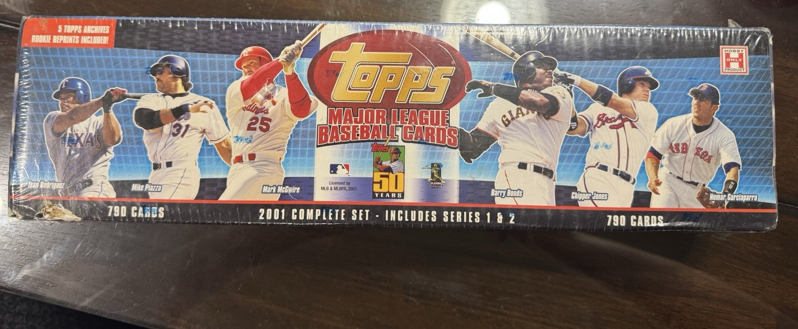 2001 Topps Baseball Complete Set - 790 Cards - Factory Sealed - light box damage