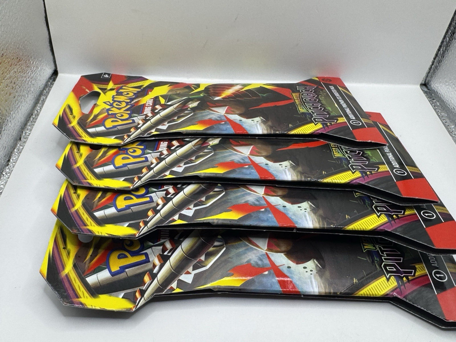 2026 Pokemon Mega Evolution Pitch Black Sleeved Booster Packs - Lot of 4