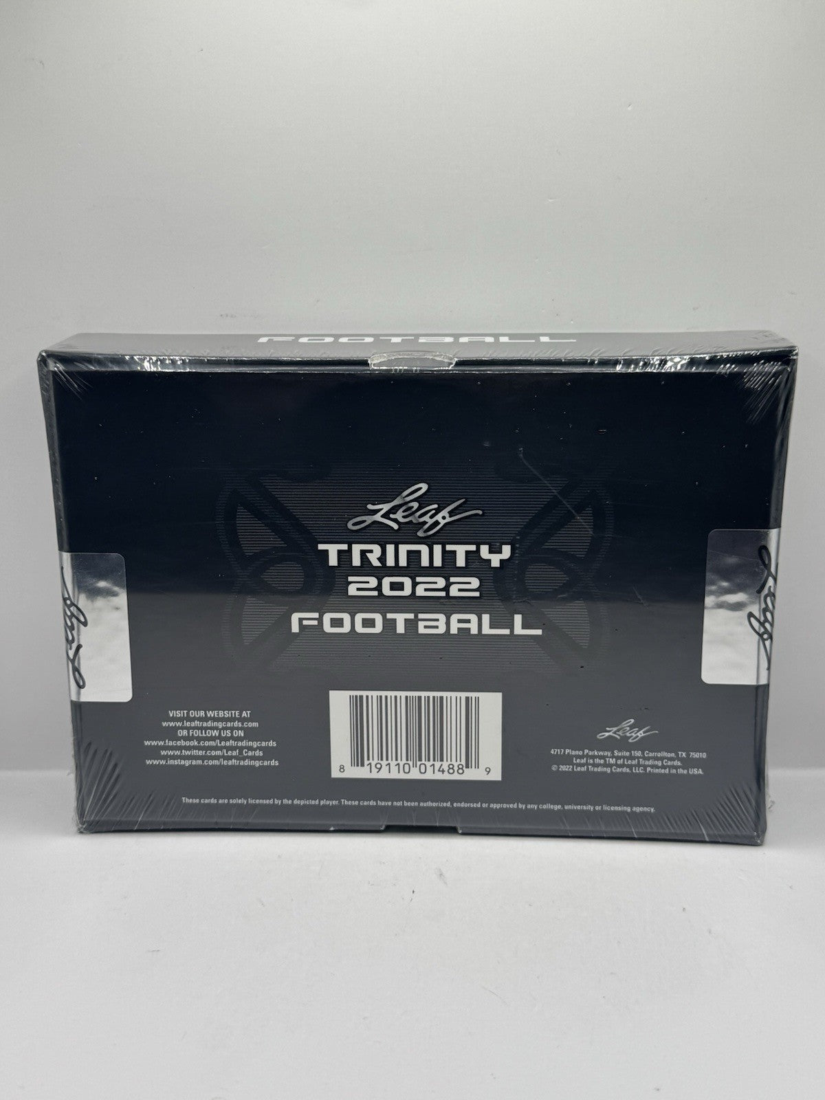 2022 Leaf Trinity Football Box - Factory Sealed