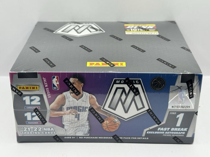 2021-22 Panini Mosaic Fast Break Basketball Box - Factory Sealed - 1 Auto