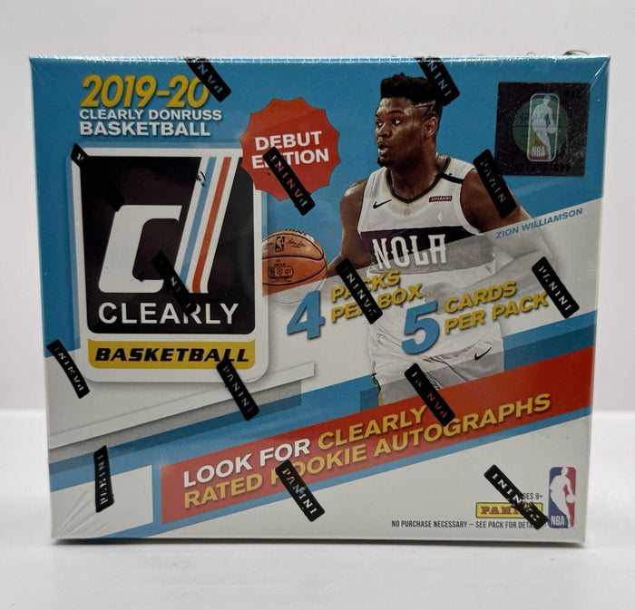 2019-20 Panini Clearly Donruss Basketball Hobby Box – Factory Sealed
