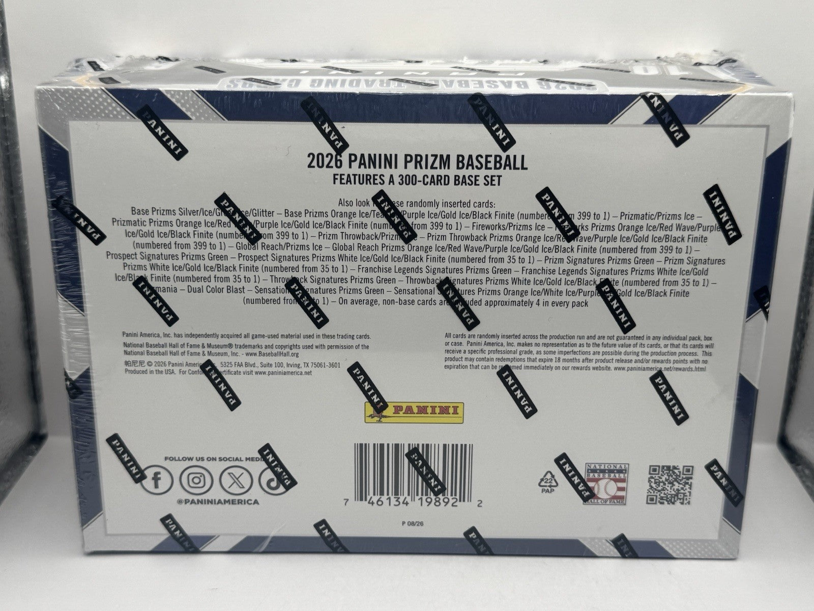 2026 Panini Prizm Baseball Mega Box - Factory Sealed - Find Prizmania - R