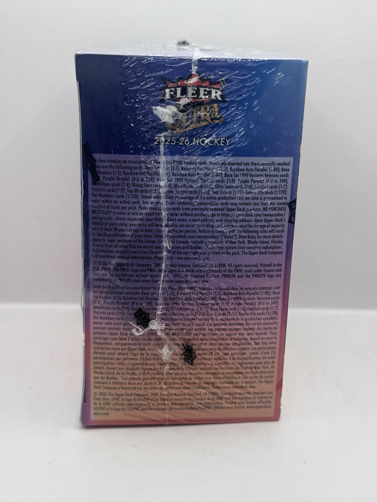 2025-26 Fleer Ultra PWHL Women's Hockey Blaster Box - Factory Sealed