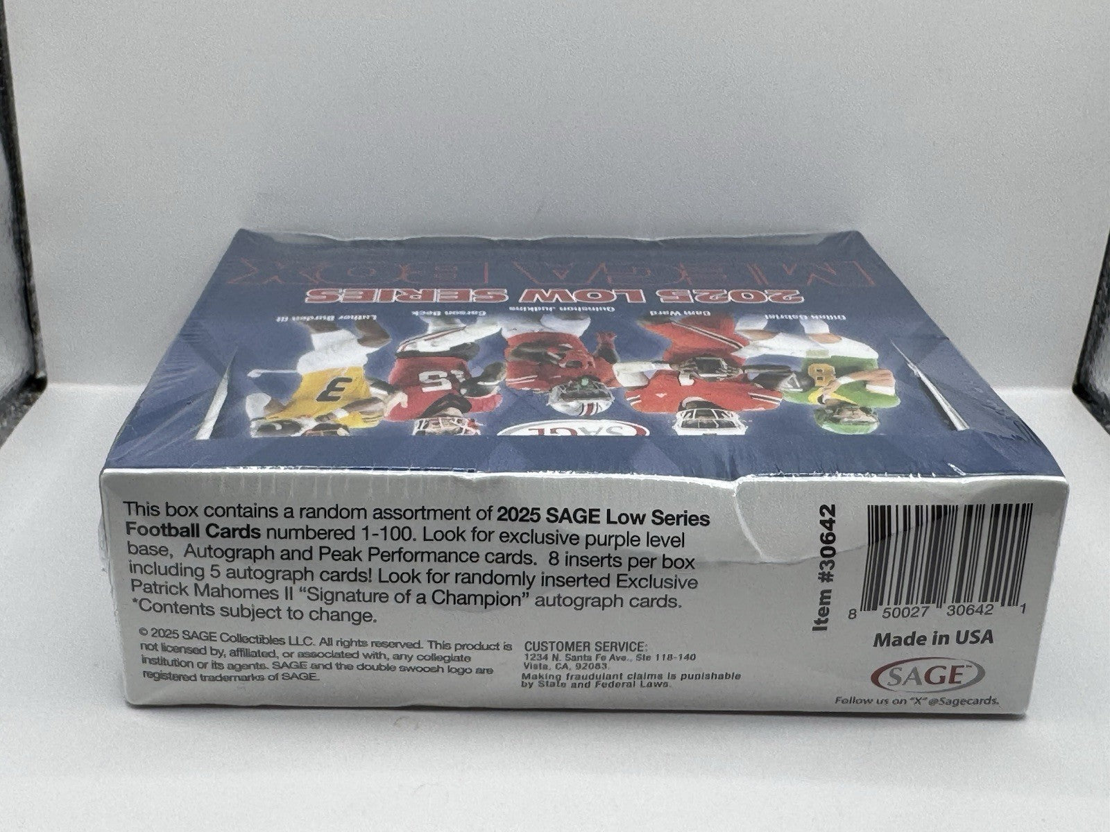 2025 SAGE Low Series Football Mega Box - Factory Sealed