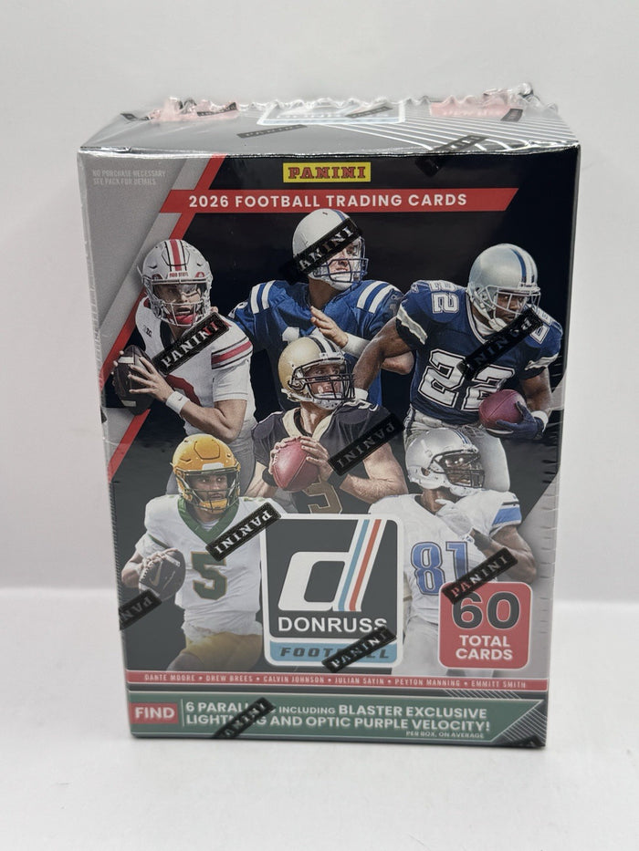 2026 Panini Donruss Football Hobby Blaster Box - Factory Sealed