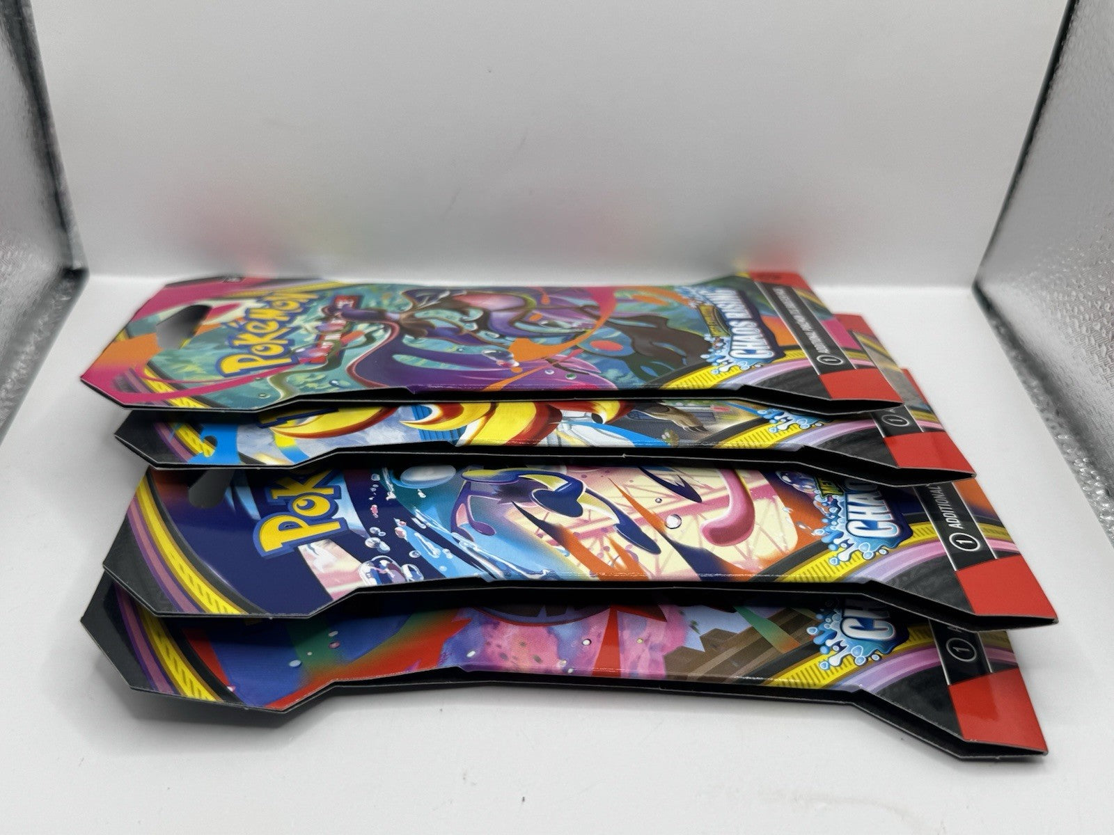 2026 Pokemon Mega Evolution Chaos Rising Sleeved Booster Pack - Lot of 4 Sealed
