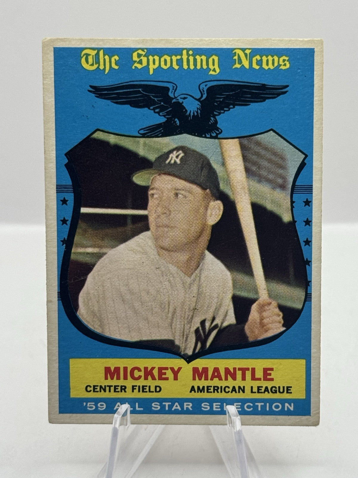 Mickey Mantle 1959 Topps Sporting News #564 New York Yankees - light corner wear