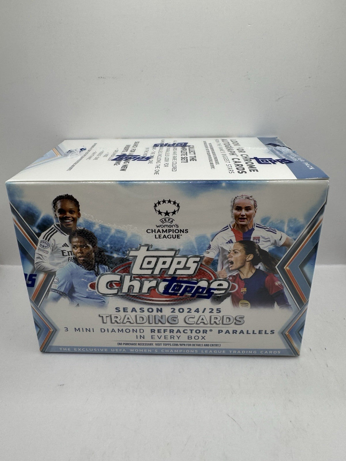 2024-25 Topps Chrome Women's UEFA Soccer Blaster Box - Factory Sealed