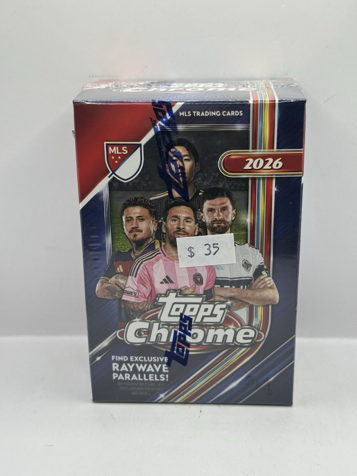 2026 Topps Chrome MLS Soccer Blaster Box - Factory Sealed - Find Messi