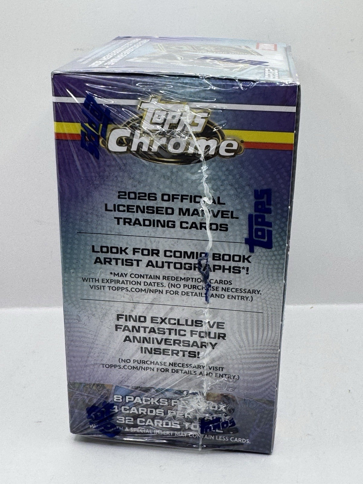 2026 Topps Chrome Marvel Blaster Box - Factory Sealed