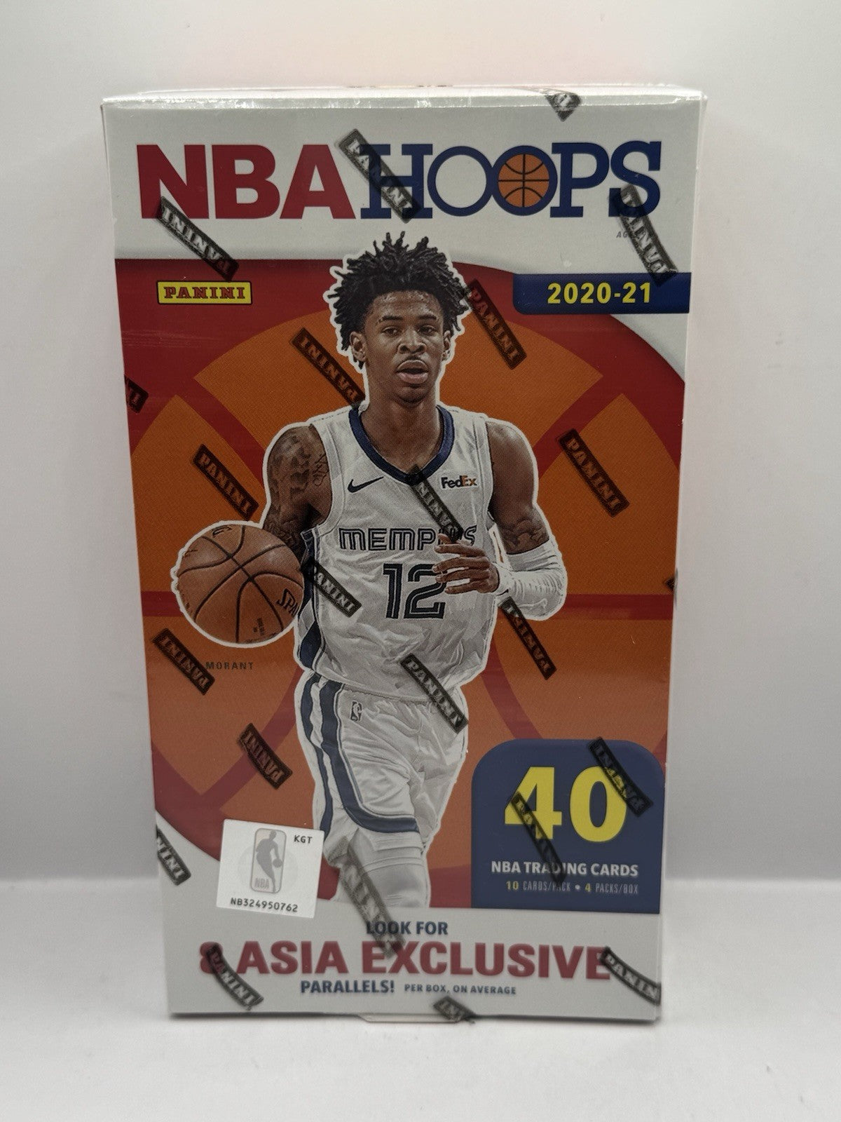 2020-21 Panini NBA Hoops Basketball Tmall Asia Box - Factory Sealed