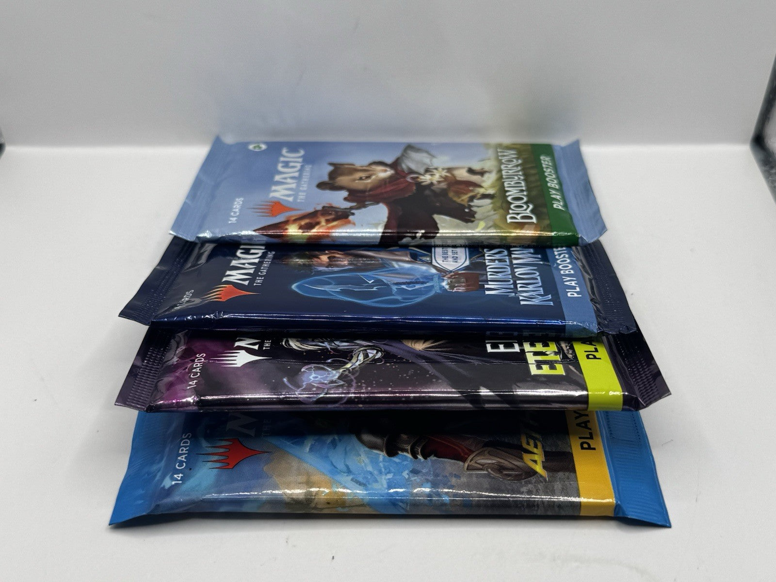 2024 & 2025 Magic The Gathering Play Booster Packs - Lot of 4 Assorted