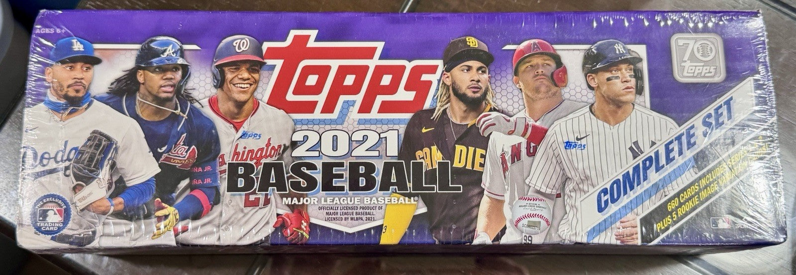2021 Topps Baseball Purple Complete Set - Factory Sealed