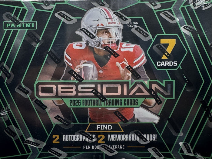 2026 Panini Obsidian Football Hobby Box - Factory Sealed
