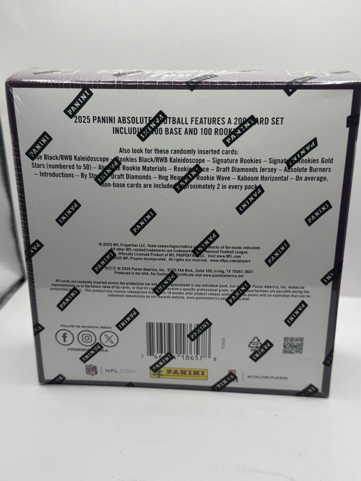 2025 Panini Absolute Football Mega Box - Factory Sealed - Find Black or Kaboom!