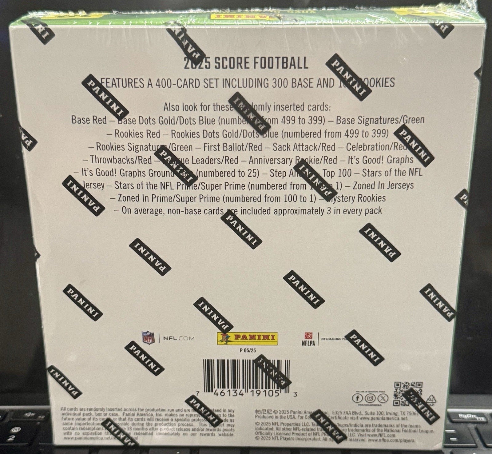 2025 Panini Score Football Mega Box - Factory Sealed