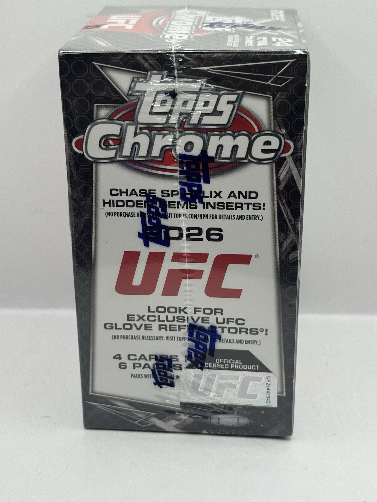 2026 Topps Chrome UFC Blaster Box - Factory Sealed - Look for Glove Refractors