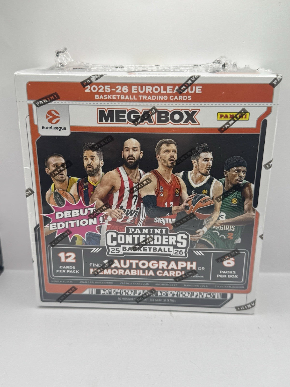 2025-26 Panini Contenders Basketball EuroLeague Mega Box - Look Kaboom! Sealed