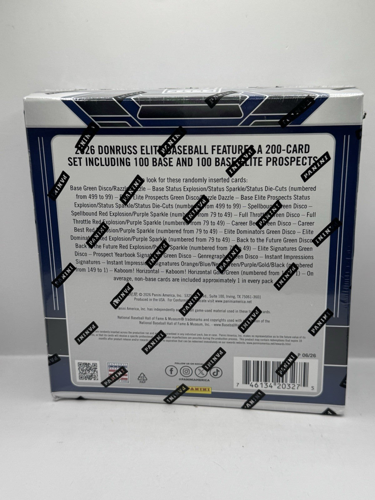 2026 Panini Donruss Elite Baseball Mega Box - Factory Sealed