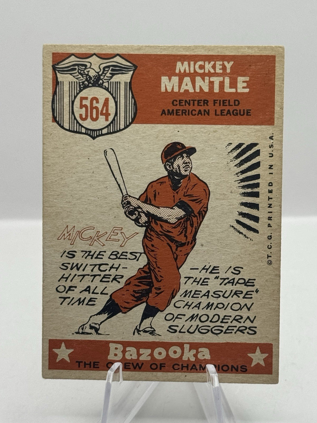 Mickey Mantle 1959 Topps Sporting News #564 New York Yankees - light corner wear
