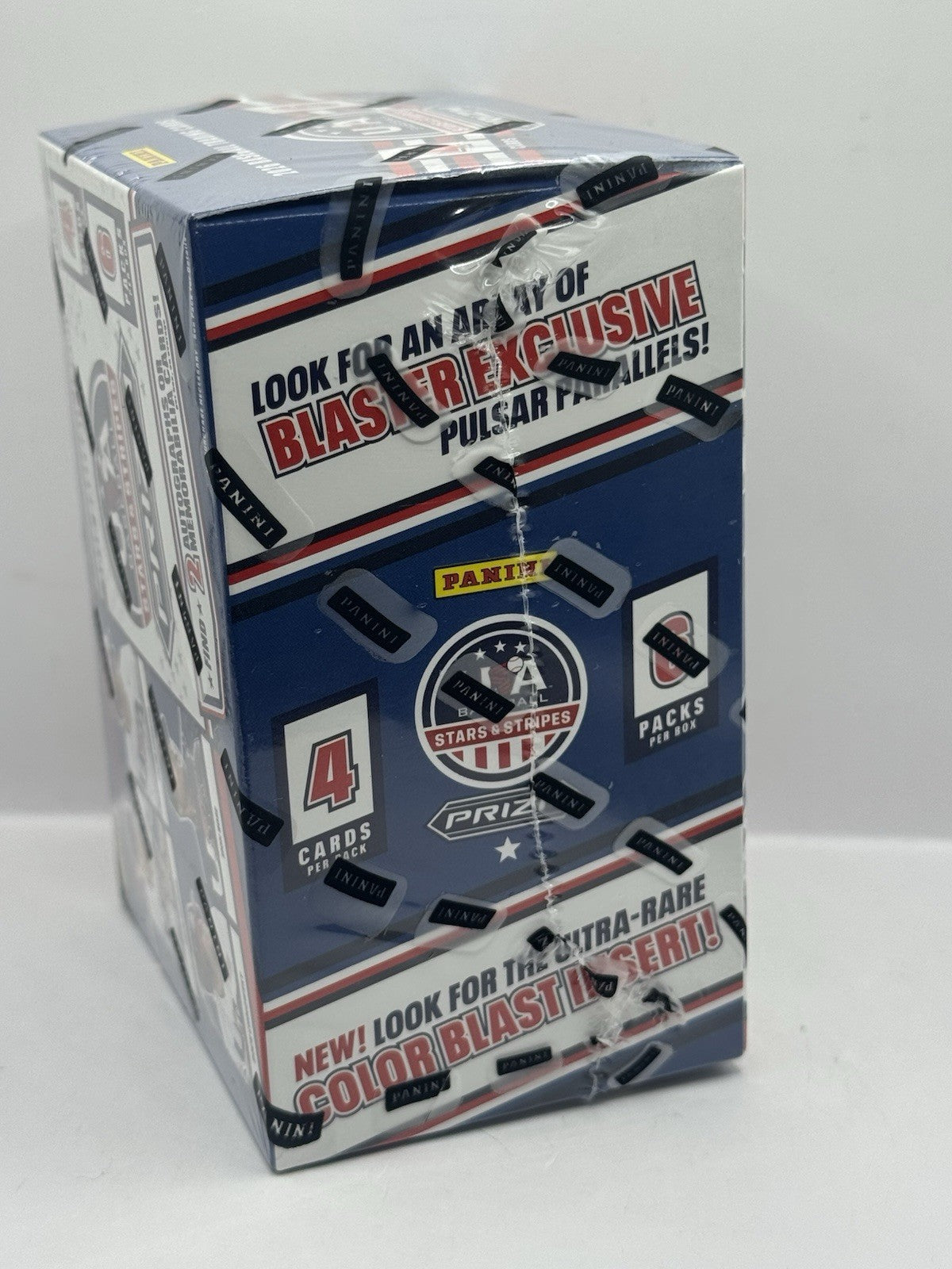 2026 Panini Prizm USA Baseball Stars & Stripes Blaster Box - Factory Sealed
