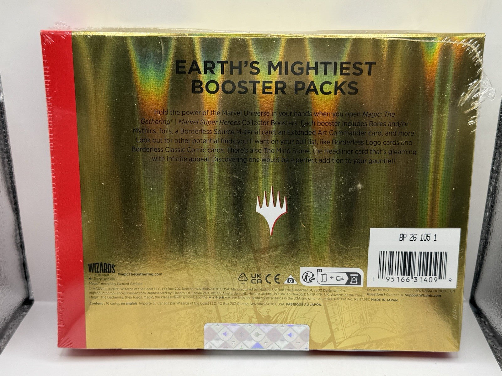 2026 Magic The Gathering Marvel Super Heroes Collector Booster - Thanos - Sealed