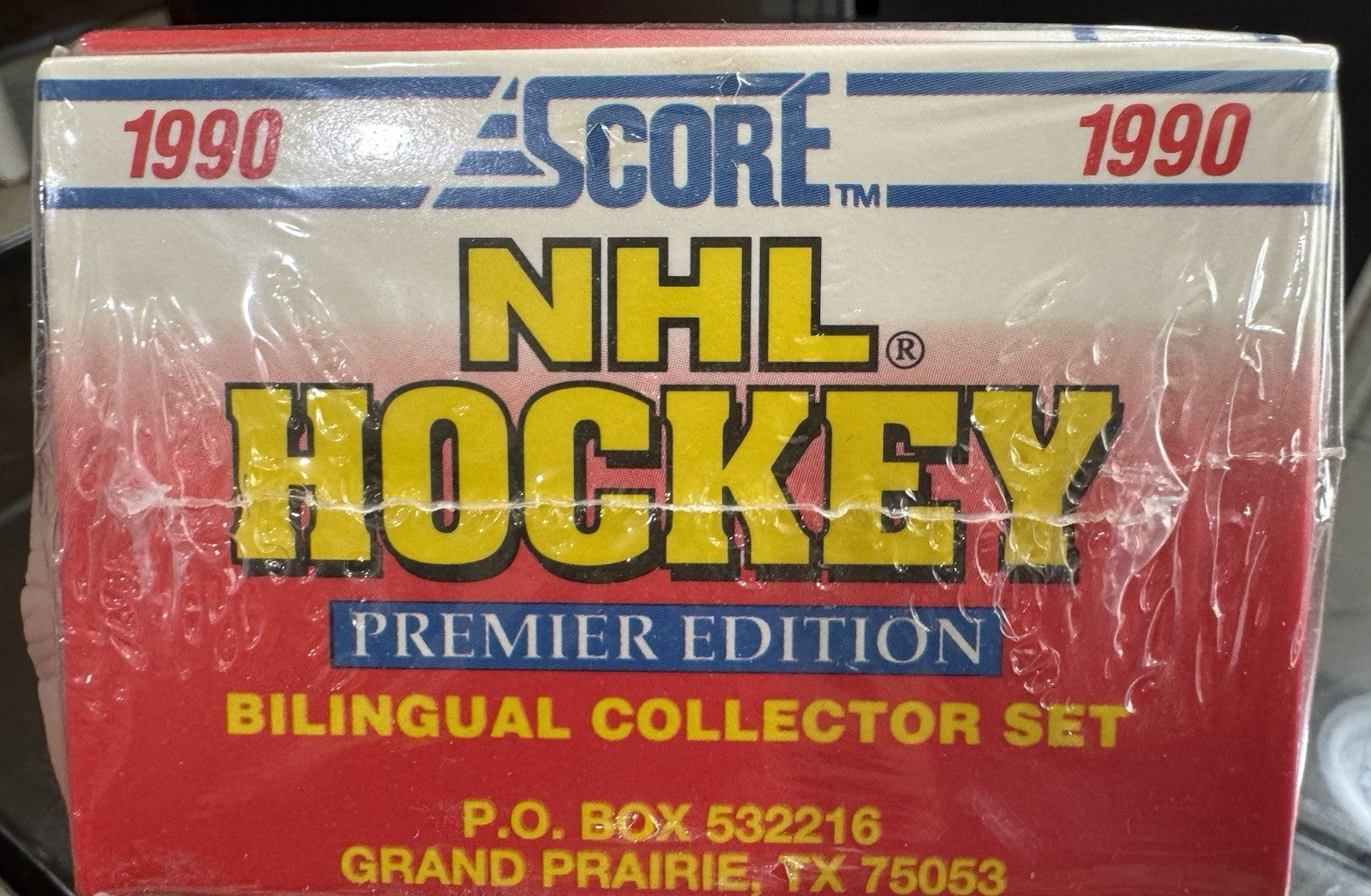1990 Score Hockey Complete Set - 445 Bilingual Cards - Factory Sealed